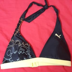 3 for $15 Puma black bikini top 34B
